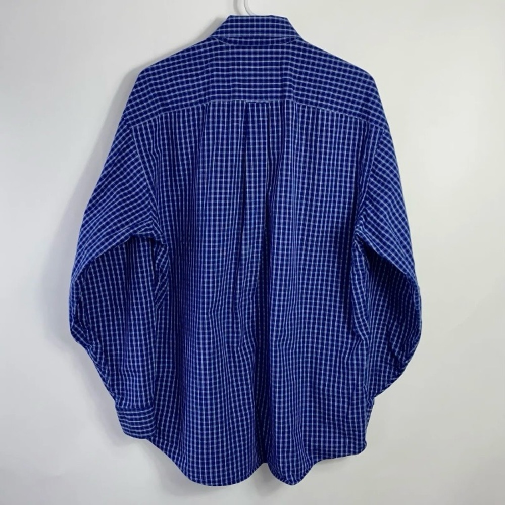Tommy Hilfiger American Tartan Men's Button Down Plaid Shirt Size 16 ~ 34/35 - Picture 9 of 10